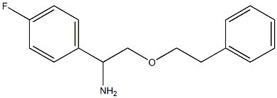 1-(4-fluorophenyl)-2-(2-phenylethoxy)ethan-1-amine Structure