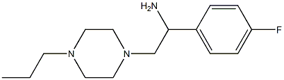 1-(4-fluorophenyl)-2-(4-propylpiperazin-1-yl)ethanamine|