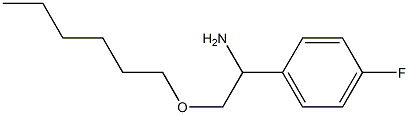 1-(4-fluorophenyl)-2-(hexyloxy)ethan-1-amine