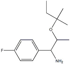 1-(4-fluorophenyl)-2-[(2-methylbutan-2-yl)oxy]propan-1-amine Structure