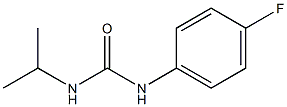 1-(4-fluorophenyl)-3-propan-2-ylurea 化学構造式