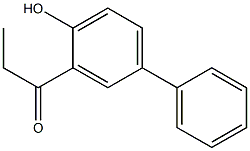 1-(4-hydroxy-1,1'-biphenyl-3-yl)propan-1-one Struktur