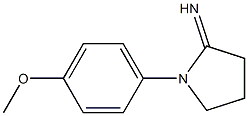 1-(4-methoxyphenyl)pyrrolidin-2-imine Structure