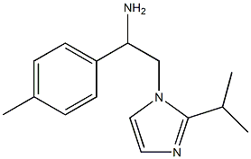 1-(4-methylphenyl)-2-[2-(propan-2-yl)-1H-imidazol-1-yl]ethan-1-amine Structure