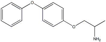 1-(4-phenoxyphenoxy)propan-2-amine 结构式