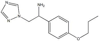 1-(4-propoxyphenyl)-2-(1H-1,2,4-triazol-1-yl)ethanamine