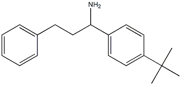 1-(4-tert-butylphenyl)-3-phenylpropan-1-amine,,结构式