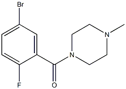 1-(5-bromo-2-fluorobenzoyl)-4-methylpiperazine
