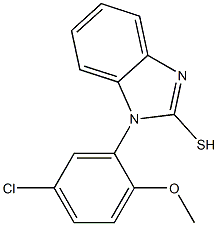 1-(5-chloro-2-methoxyphenyl)-1H-1,3-benzodiazole-2-thiol