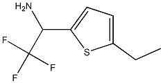 1-(5-ethylthiophen-2-yl)-2,2,2-trifluoroethan-1-amine Structure