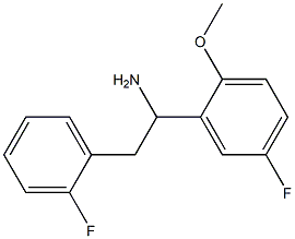  1-(5-fluoro-2-methoxyphenyl)-2-(2-fluorophenyl)ethan-1-amine