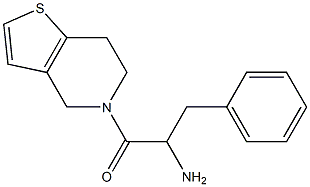 1-(6,7-dihydrothieno[3,2-c]pyridin-5(4H)-yl)-1-oxo-3-phenylpropan-2-amine,,结构式