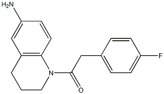 1-(6-amino-1,2,3,4-tetrahydroquinolin-1-yl)-2-(4-fluorophenyl)ethan-1-one|