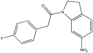 1-(6-amino-2,3-dihydro-1H-indol-1-yl)-2-(4-fluorophenyl)ethan-1-one