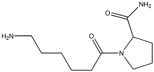 1-(6-aminohexanoyl)pyrrolidine-2-carboxamide|