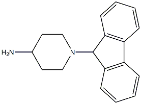 1-(9H-fluoren-9-yl)piperidin-4-amine 化学構造式