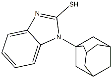 1-(adamantan-1-yl)-1H-1,3-benzodiazole-2-thiol Struktur