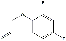 1-(allyloxy)-2-bromo-4-fluorobenzene 化学構造式