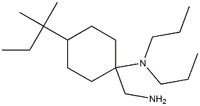 1-(aminomethyl)-4-(2-methylbutan-2-yl)-N,N-dipropylcyclohexan-1-amine
