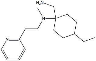 1-(aminomethyl)-4-ethyl-N-methyl-N-[2-(pyridin-2-yl)ethyl]cyclohexan-1-amine