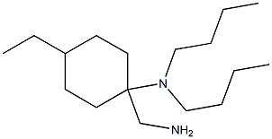 1-(aminomethyl)-N,N-dibutyl-4-ethylcyclohexan-1-amine Structure