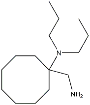 1-(aminomethyl)-N,N-dipropylcyclooctan-1-amine 化学構造式