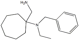 1-(aminomethyl)-N-benzyl-N-ethylcycloheptan-1-amine Structure