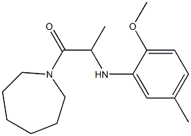  1-(azepan-1-yl)-2-[(2-methoxy-5-methylphenyl)amino]propan-1-one