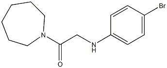 1-(azepan-1-yl)-2-[(4-bromophenyl)amino]ethan-1-one Structure