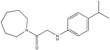 1-(azepan-1-yl)-2-{[4-(propan-2-yl)phenyl]amino}ethan-1-one