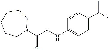  1-(azepan-1-yl)-2-{[4-(propan-2-yl)phenyl]amino}ethan-1-one