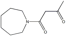 1-(azepan-1-yl)butane-1,3-dione 化学構造式