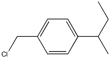 1-(butan-2-yl)-4-(chloromethyl)benzene,,结构式