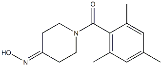 1-(mesitylcarbonyl)piperidin-4-one oxime,,结构式