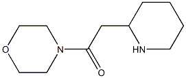 1-(morpholin-4-yl)-2-(piperidin-2-yl)ethan-1-one Structure