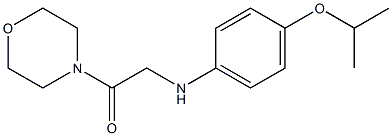 1-(morpholin-4-yl)-2-{[4-(propan-2-yloxy)phenyl]amino}ethan-1-one