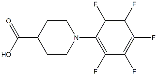 1-(pentafluorophenyl)piperidine-4-carboxylic acid|