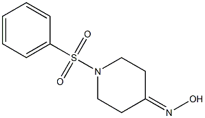 1-(phenylsulfonyl)piperidin-4-one oxime