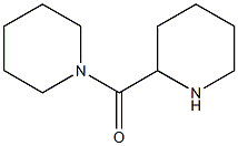 1-(piperidin-2-ylcarbonyl)piperidine 化学構造式