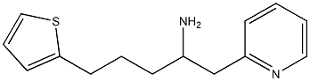 1-(pyridin-2-yl)-5-(thiophen-2-yl)pentan-2-amine