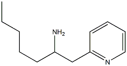 1-(pyridin-2-yl)heptan-2-amine Structure