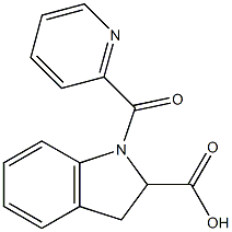  1-(pyridin-2-ylcarbonyl)-2,3-dihydro-1H-indole-2-carboxylic acid