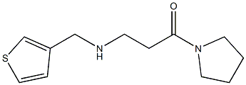  1-(pyrrolidin-1-yl)-3-[(thiophen-3-ylmethyl)amino]propan-1-one