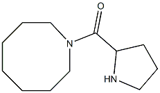 1-(pyrrolidin-2-ylcarbonyl)azocane 结构式
