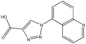 1-(quinolin-5-yl)-1H-1,2,3-triazole-4-carboxylic acid
