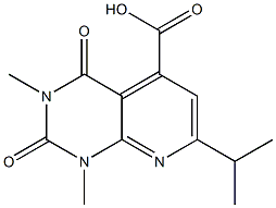 1,3-dimethyl-2,4-dioxo-7-(propan-2-yl)-1H,2H,3H,4H-pyrido[2,3-d]pyrimidine-5-carboxylic acid Structure
