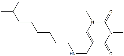 1,3-dimethyl-5-{[(7-methyloctyl)amino]methyl}-1,2,3,4-tetrahydropyrimidine-2,4-dione