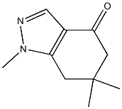 1,6,6-trimethyl-4,5,6,7-tetrahydro-1H-indazol-4-one Structure