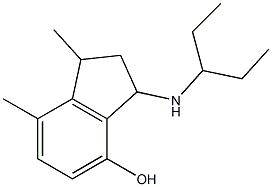  1,7-dimethyl-3-(pentan-3-ylamino)-2,3-dihydro-1H-inden-4-ol