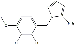 1-[(2,3,4-trimethoxyphenyl)methyl]-1H-pyrazol-5-amine